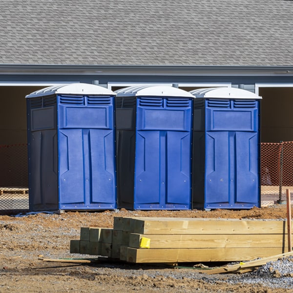 how often are the porta potties cleaned and serviced during a rental period in Turbotville Pennsylvania